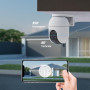 EZVIZ C8c 4MP Caméra Surveillance WiFi Extérieure à 360° avec Suivi Auto-Zoom, Détection de Forme Humaine/Véhicule, Vision Noctu