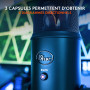Logitech for Creators Blue Yeti Microphone USB pour Enregistrer, Streaming, Gaming, Podcast sur PC & Mac, Micro condensateur pou