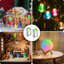 10 Pcs Mini Lumières LED pour Maison de Poupée, Mini Lampe Led avec Batterie, Lumières à Faire Soi-Même, Petite Lampe LED pour B