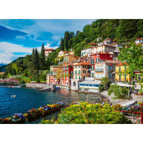 Ravensburger 12000201 12000201-Comer Lac Italie, Puzzle 500 pièces, pour Adultes et Enfants à partir de 10 Ans, Puzzle de Paysag
