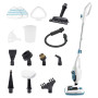 Di4 SteamClean Multi 12 ProMax, Balais Vapeur Multifonction 12 en 1, 1500W, Élimine 99,9% des virus et bactéries, Steam Cleaner 