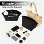GREATRICH Organisateur de Sac en Felt pour Longchamp M Femme, 25x15x19cm Insert pour Longchamp Pliage, pour Organiseurs de Sacs 
