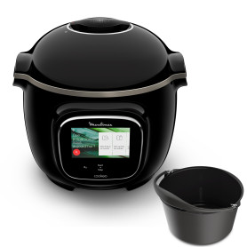 Moulinex Cookeo Touch Wifi Multicuiseur intelligent haute pression + moule à gâteaux 18 cm, 6 L, Ecran tactile, 250 recettes int