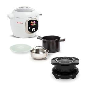 Moulinex Cookeo Multicuiseur intelligent,Capacité 6 L,Haute pression,Ecran intuitif,Guide de cuisson pas à pas+Moulinex Extra Cr
