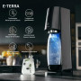 SodaStream E-TERRA Machine à Eau Pétillante et Soda Électrique | Pack 1 Bouteille 1L Compatible Lave-Vaisselle + 1 Recharge de G