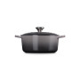 Le Creuset Cocotte Signature en Fonte Émaillée avec Couvercle, 24 cm, Ronde, 4,2 L, 4,305 kg, Flint, 21177244442430