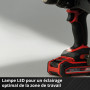 Einhell Professional Perceuse Visseuse à percussion sans fil TP-CD 18/120 Li-i BL - Solo Power X-Change (18V, moteur Brushless, 