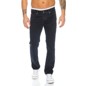 Jeans Rock Rock Designer Designer pour Hommes Jeans Stretch Slim Fit Coupe Slim W29-W40 M21