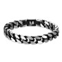 LUCKY2+7 Bracelet Homme-Chaîne cubaine bracelets pour homme Acier Inoxydable
