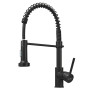 STANEW Robinet Cuisine,Mitigeur Cuisine avec Douchette Extractible Pivotant à 360,Double Mode de Pulvérisation(Noir)