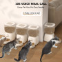 PUPPY KITTY Distributeur Croquettes Chat Automatique, Distributeur Croquettes Chat avec Bols en Acier Inoxydable, Connecté App, 