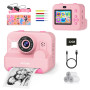 ASTGMI Appareil Photo Enfant, Appareil Photo Instantané 2.4" Écran avec Papier d'impression et Carte 32GB, Mode Video et Selfie,