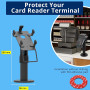 Support Ergonomique pour Terminal de Paiement POS de Comptoir - Support de Terminal de Paiement avec Poignée, Rotation à 180°, I