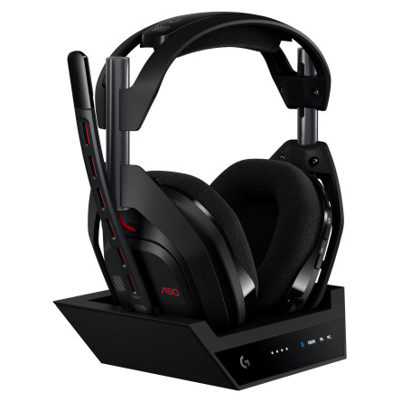 Logitech G Astro A50 LIGHTSPEED Casque gaming sans fil + station d'accueil (Gen 5), PRO-G GRAPHENE, basculement à 3 systèmes, US