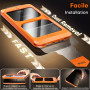 TOCOL Verre Trempé Anti Espion pour iPhone 17 Pro/iPhone 16 Pro, Véritable Anti-Espion à 25°, Dépoussiérage Automatique, Sans Bu