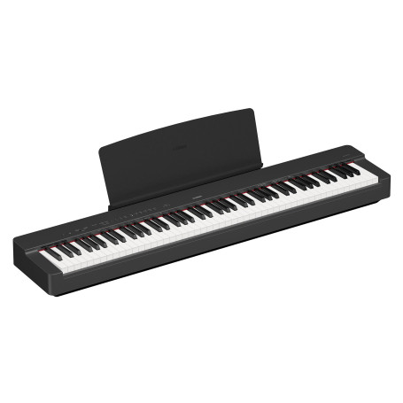 Yamaha P-225 Piano numérique léger et portable avec clavier Graded-Hammer-Compact à 88 touches et 24 voix instrumentales, en noi