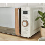 Swan Nordic Set petit-déjeuner bouilloire 1,7 l 3000 W, grille-pain à fente large 2 tranches, micro-ondes 20 l numérique, design