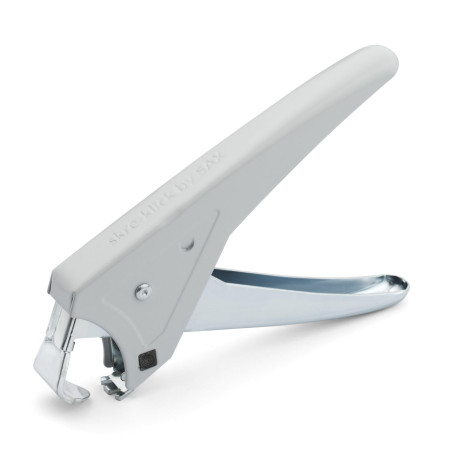 Sax Skre-Klick by SAX, pince-agrafeuse universelle skre-klick, en gris clair classique, en métal, robuste et stable, dégrafe pre