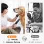 TRIGRAND Pulseur Chien Professionnel Souffleur Chien Silencieux 3000W réglable - Souffleur de Soins pour Chien avec 4 Buses diff