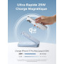 UGREEN MagFlow Qi2 25W Chargeur Induction 2 en 1 Certifié Pliable Compatible avec MagSafe iPhone 17 16 15 14 13 12 Air Plus Pro 