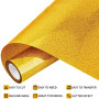 Feuilles De Vinyle Thermocollant à Paillettes Pour Transfert Thermique Film Textile 30cm x 100cm Silhouettes Portraits Sac Vêtem