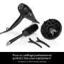 ghd - Coffret sèche-cheveux ghd Air - Sèche-cheveux professionnel (Noir) - Brosse, Diffuseur et Pinces inclus - Séchage et coiff