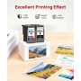 HALLOLUX Encre 540 et 541 XL Remplacement pour Canon 540 541 XL PG-540XL CL-541XL Compatibles pour PIXMA MG3650 MG3600 MG3550 MG