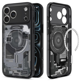Spigen Coque pour iPhone 17 Pro Max, Ultra Hybrid MagFit, [DuraClear, ZeoOne Édition] - Zero One