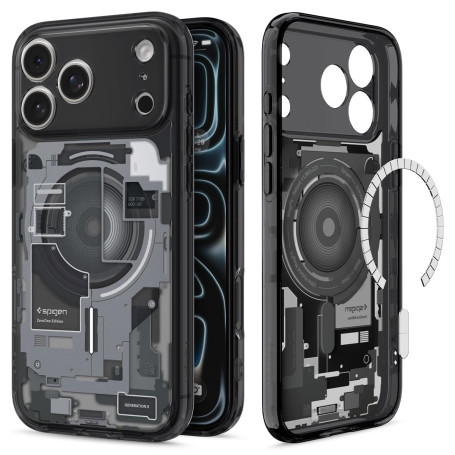 Spigen Coque pour iPhone 17 Pro Max, Ultra Hybrid MagFit, [DuraClear, ZeoOne Édition] - Zero One