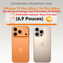 TOCOL Verre Trempé Anti Espion pour iPhone 17 Pro Max/iPhone 16 Pro Max, Véritable Anti-Espion à 25°, Dépoussiérage Automatique,