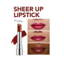 Flormar Sheer Up Lipstick – Rouge a Levre longue tenue hydratant et brillant – Maquillage lèvres naturel au fini lumineux – Roug