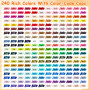WOGOPRO 240 Couleurs Feutre Acrylique, Marqueur Acrylique, Liquide Direct Acrylic Paint Marker, Stylo Acrylic pour Coloriage, Ca