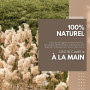 Pampa XXL Séchées Naturelles 100cm, Lot de 4 Fleurs séchées- Pampas sechees Decoration - Decoration Salon - Bouquet Fleurs séché