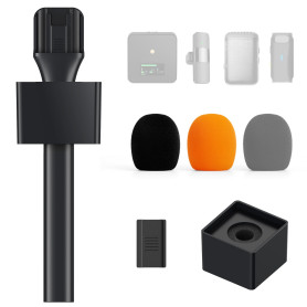 TONOR Adaptateur WiFi portable pour DJI Mic, Rode Wireless GO 1/2, Rode Wireless Me/Pro, adaptateur de microphone à main pour in
