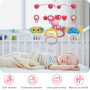 Aolso Mobile Musical bébé, Musical Lit Bébé,Mobile de Voyage,3-in-1 Mobile Musical Lit Bébé avec Lumières et Musique,Mobile Musi