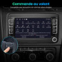 AWESAFE Autoradio Android carplay pour Golf 5 6 VW Passat Polo Seat Skoda, 7 “ HD écran Tactile, intégré Bluetooth carplay Andro