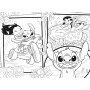 Lisciani - Puzzle Disney Stitch - Puzzle 60 Pièces Double Face pour Enfants dès 4 Ans - Verso À Colorier - Format 50x70 cm - Act