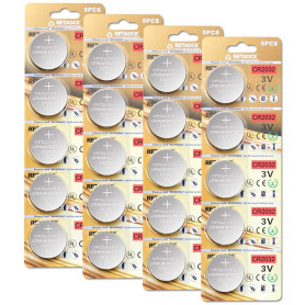 Batterie au Lithium (CR 2032, Blister DE 20 Piles Lithium 3V)