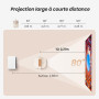 Vidéoprojecteur Portable avec Son JBL et Batterie Intégré, Yaber T2 Projecteur Video Full HD Natif 1080P, Vidéoprojecteur WiFi B
