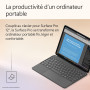 Microsoft Surface Pro | Copilot+ PC | Ecran Tactile LCD 12” | Snapdragon® X Plus | 16Go RAM | Stockage 256Go | Dernier Modèle | 