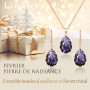 Linawe Ensemble de bijoux, bijoux de mariée, bijoux de mariage, bijoux de mariée, boucles d'oreilles suspendues et pendentifs, c