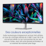 Dell S3423DWC Moniteur - 34 Pouces 3440 x 1440 pixels 100 Hz VA 4 ms AMD FreeSync USB-C, HDMI, Hub USB, Haut-parleurs Intégrés, 