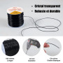 Fils de Perles Élastiques 100M Fil Elastique pour Bracelet 1.0mm Fil Extensible Élastique Noir pour Fabrication de Bracelet Bijo