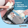 VIZION+ Trousse de Soin bébé – Kit Naissance Complet – 13 Accessoires dont Brosse et Peigne en Bois, Thermomètre, Mouche-Bébé, C
