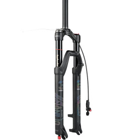 NANLIO Fourches de suspension de vélo 26/27,5/29" MTB Air Fork Réglage du rebond à distance Droite Fourche de montagne pour vélo