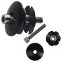 MEISO 8 pièces Bicyclette Entretoise Potence Bouchon Guidon 1 1/8" Entretoise de Direction en Aluminium Rondelles de Potence pou