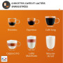 Krups Sensation Lait, Machine à café grains, Expresso automatique, 6 boissons, Carafe à lait Cappuccino, Interface tactile, Nett