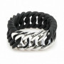Bracelet TheRubz 100173 Noir Silicone Acier inoxydable Argenté Acier/Silicone 25,99 €