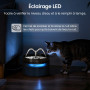 DOOOB Fontaine a Eau Chat 2.1L, Fontaine à Eau Chat avec Lampe à LED et Pompe Ultra-Silencieuse, Distributeur Fontaine a Eau pou