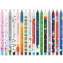 VyxStelyndric Lot de stylos gel-effaçables - Noël Erasable Ink Pens avec encre effaçable thermosensible, une variété de couleurs